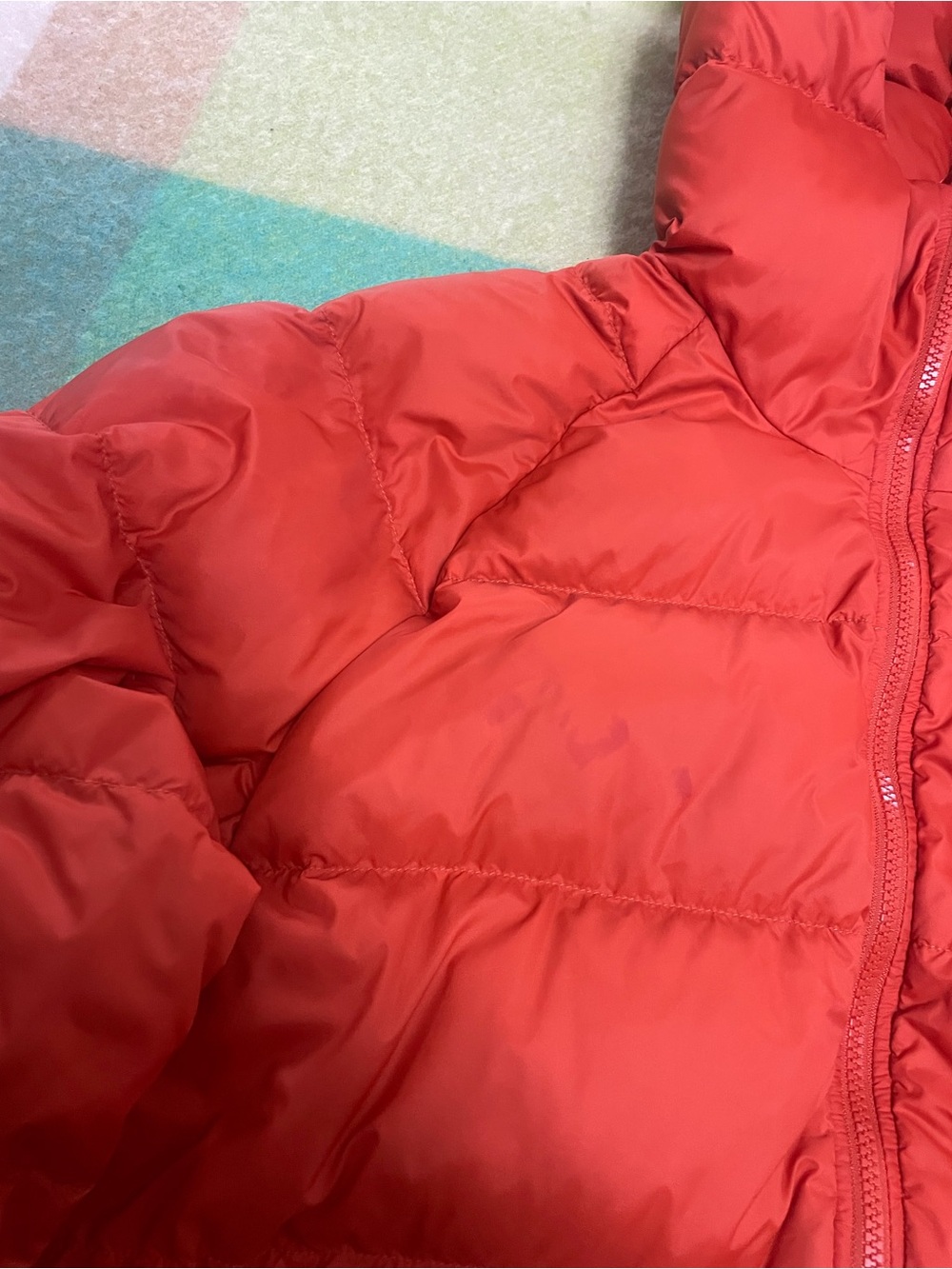 The North Face Men's Orange Hydrenalite Down Hoodie Puffer Jacket - Picture 4 of 6